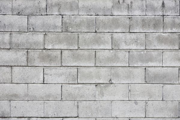 Cinder Block Wall Installation in Danville
