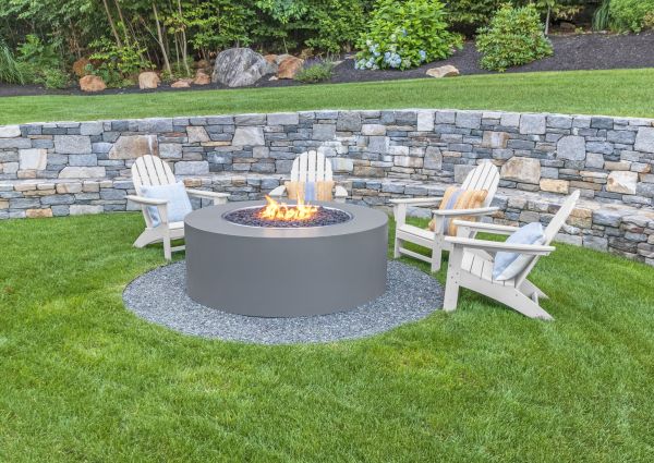 Stone Wall Installation in Danville