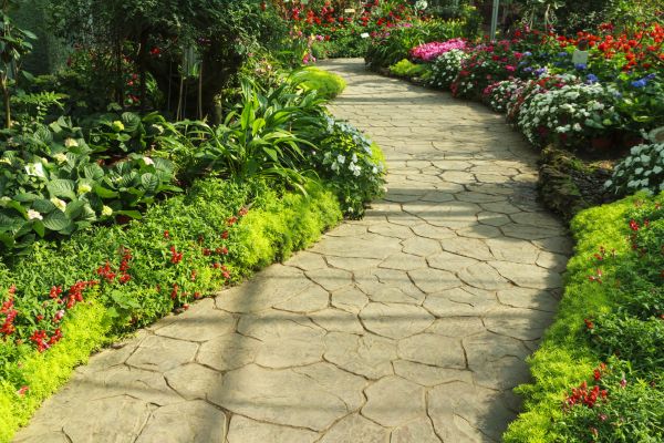 Stone Pathway Repair in Danville