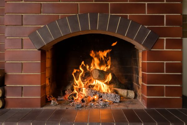 Brick Fireplace Installation in Danville