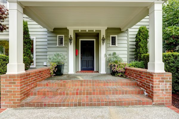 Front Porch Masonry Repair in Danville