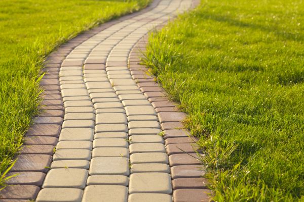 Sidewalk Brick Repair in Danville