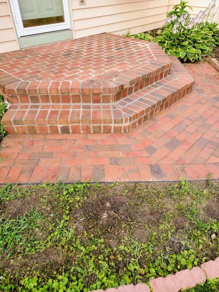 Brick Stoop Repair in Danville