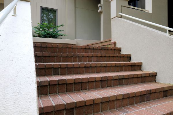 Entryway Brick Repair in Danville