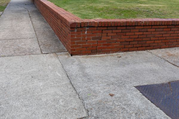 Brick Retaining Wall Repair in Danville